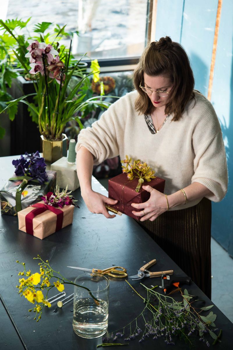 DIY: cadeauverpakking met orchidee