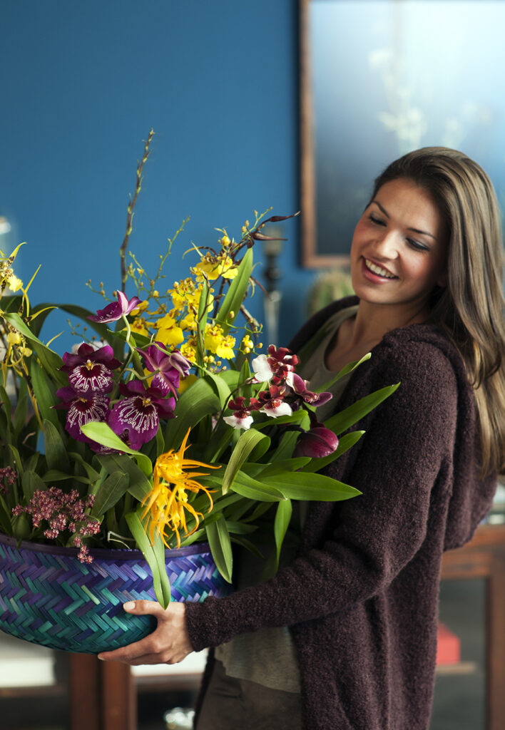 Orchideeënkwekers trakteren bezoekers op gratis arrangementen tijdens Floraliën